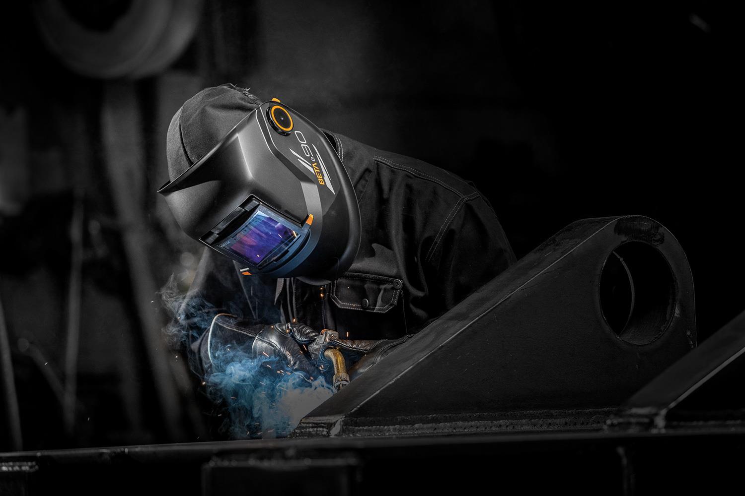 Buy Kemppi Beta e90A Welding Helmet, with Variable Shade 913 ADF and Flip Front for Grinding